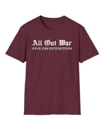 All Out War Extinction Unisex Softstyle T-Shirt