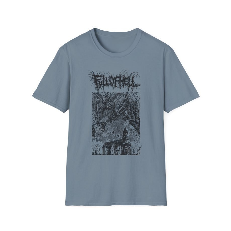 Full of Hell Purple Goat Church Unisex Softstyle T-Shirt