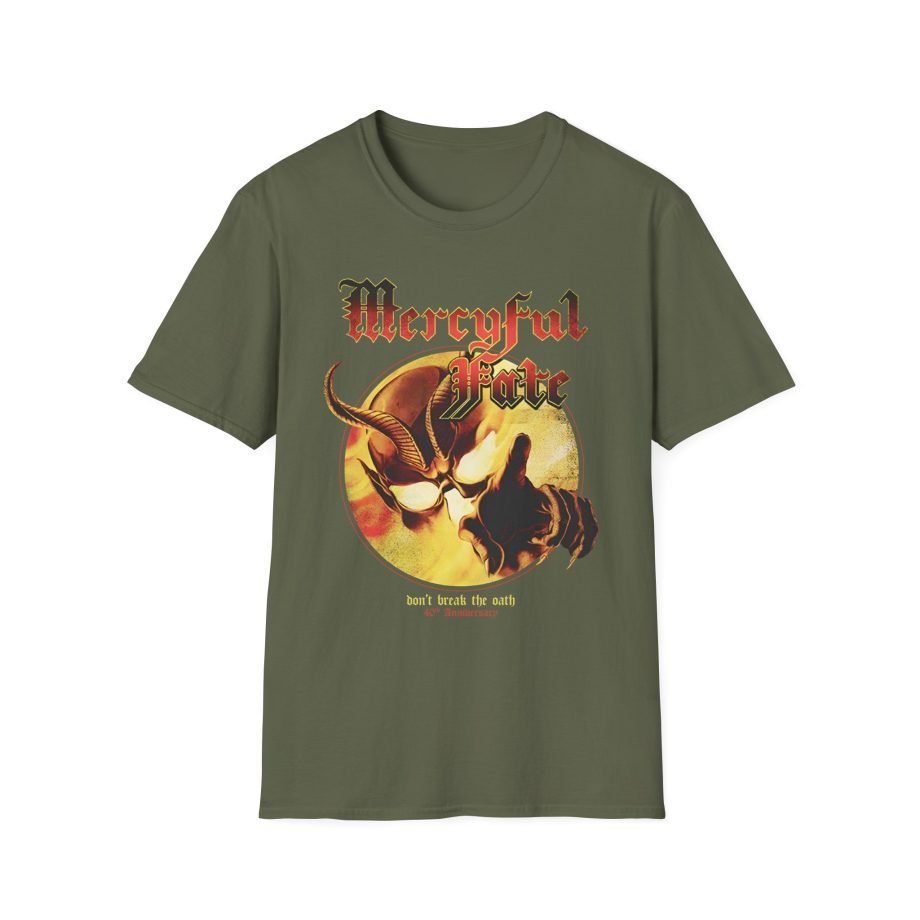 Mercyful Fate Don't Break the Oath 40th Anniversary Unisex Softstyle T-Shirt