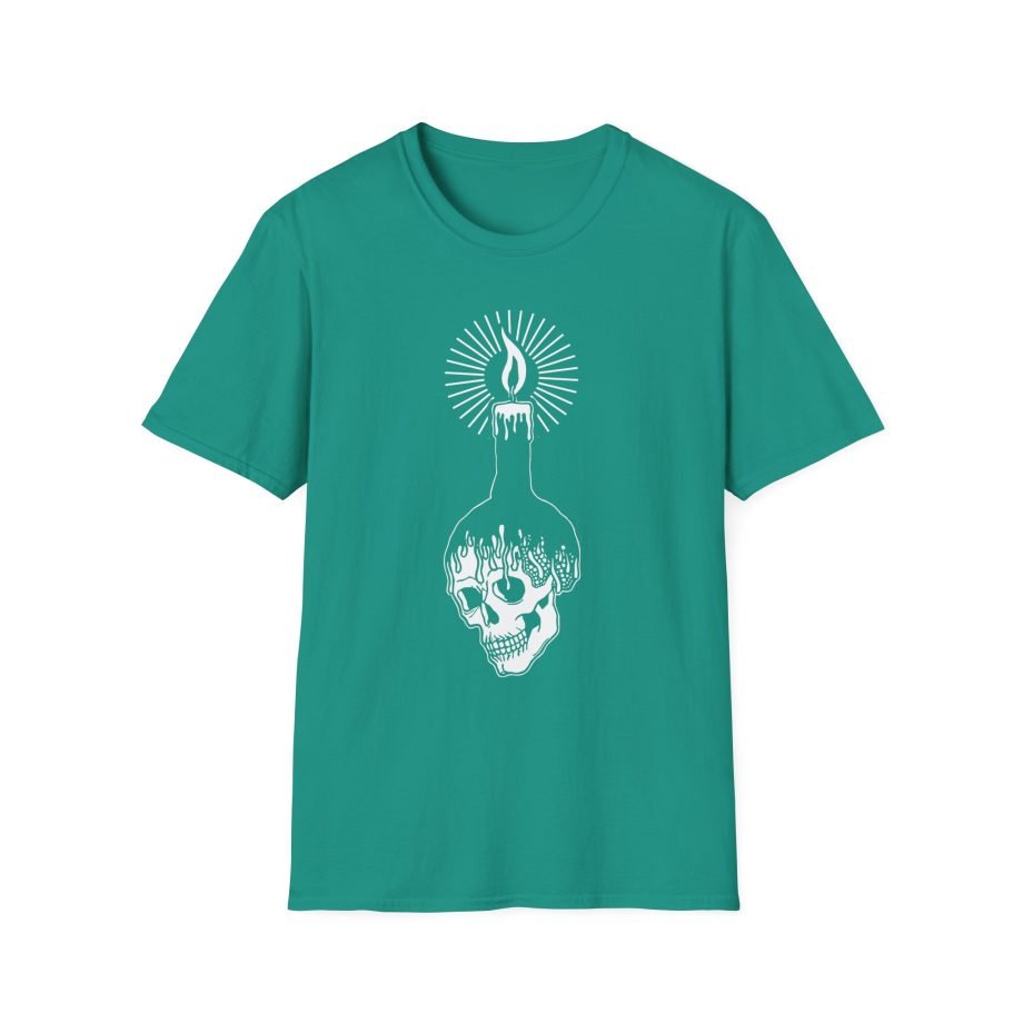 Mastodon Skull Candle Unisex Softstyle T-Shirt
