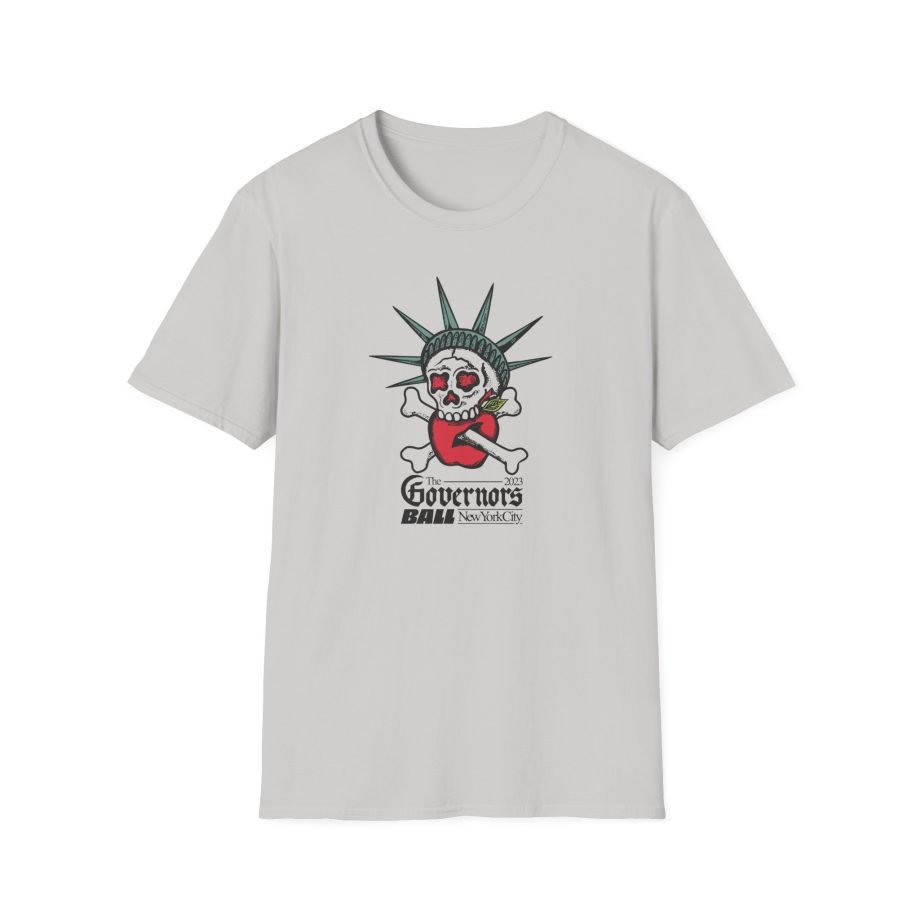 Gov Ball Liberty Skull Unisex Softstyle T-Shirt