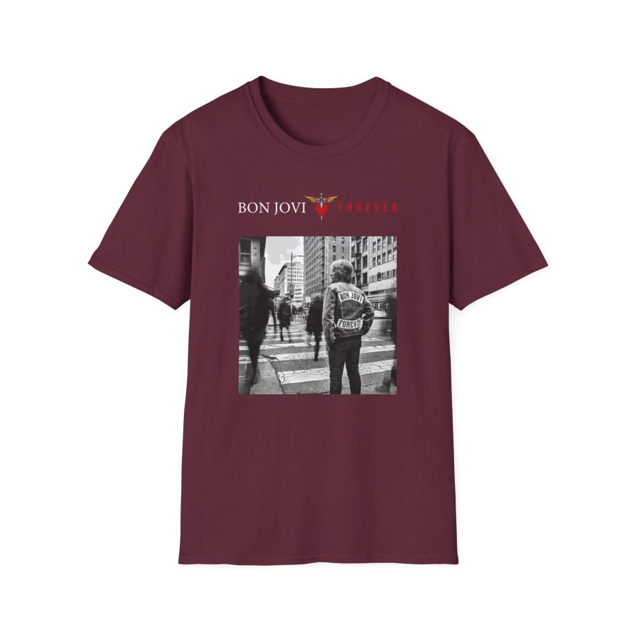 Bon Jovi Album Cover Unisex Softstyle T-Shirt