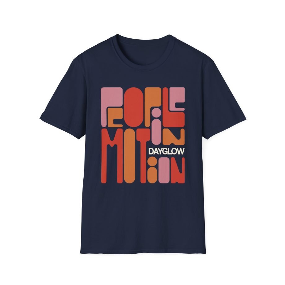 Dayglow Pop Art Motion Unisex Softstyle T-Shirt
