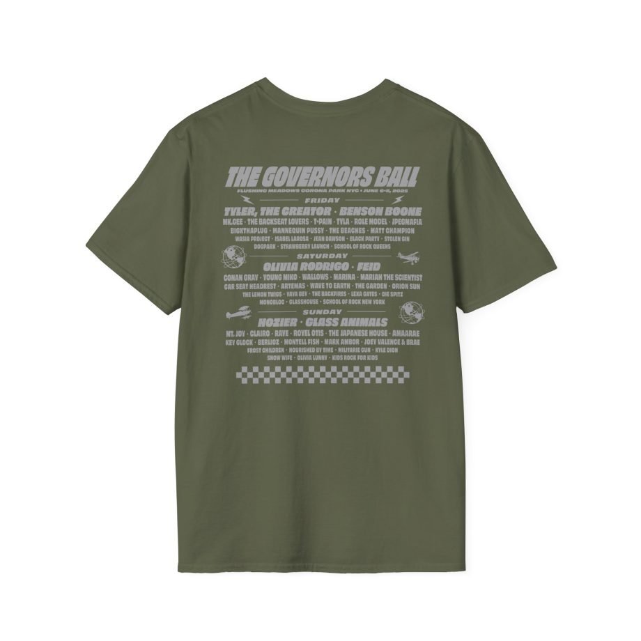 Gov Ball Lady Liberty Lineup Unisex Softstyle T-Shirt