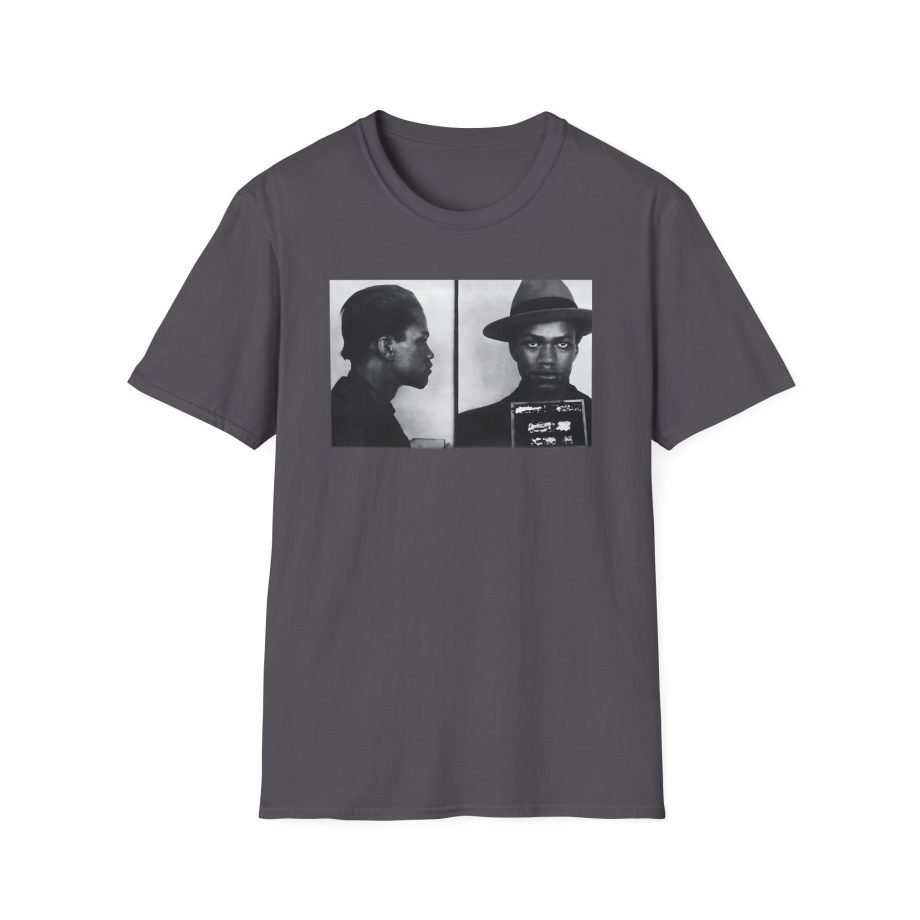Malcolm X Mugshot Unisex Softstyle T-Shirt,