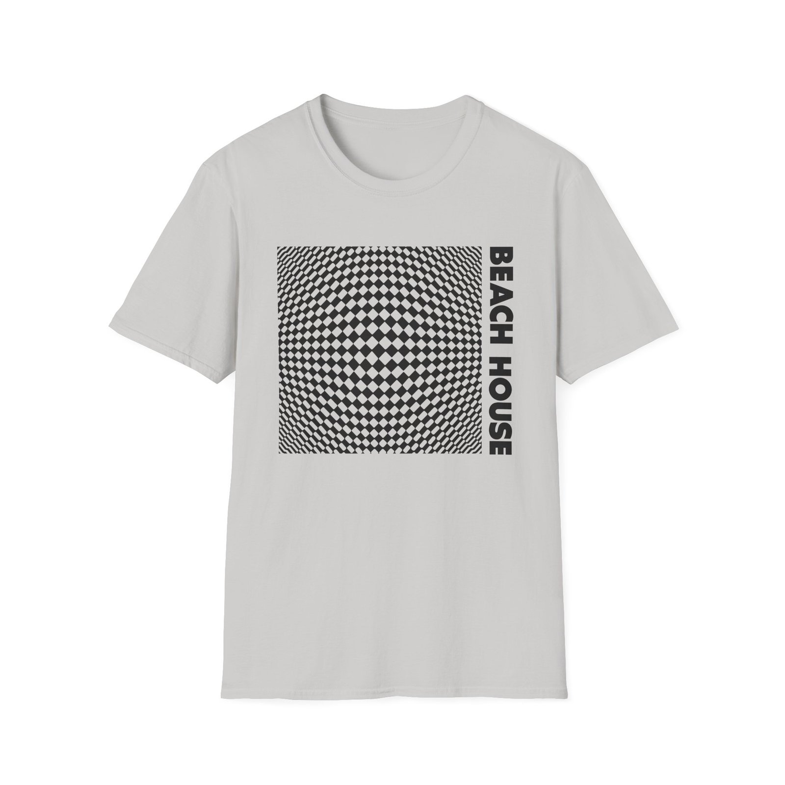 Beach House 7 Op Art Unisex Softstyle T-Shirt