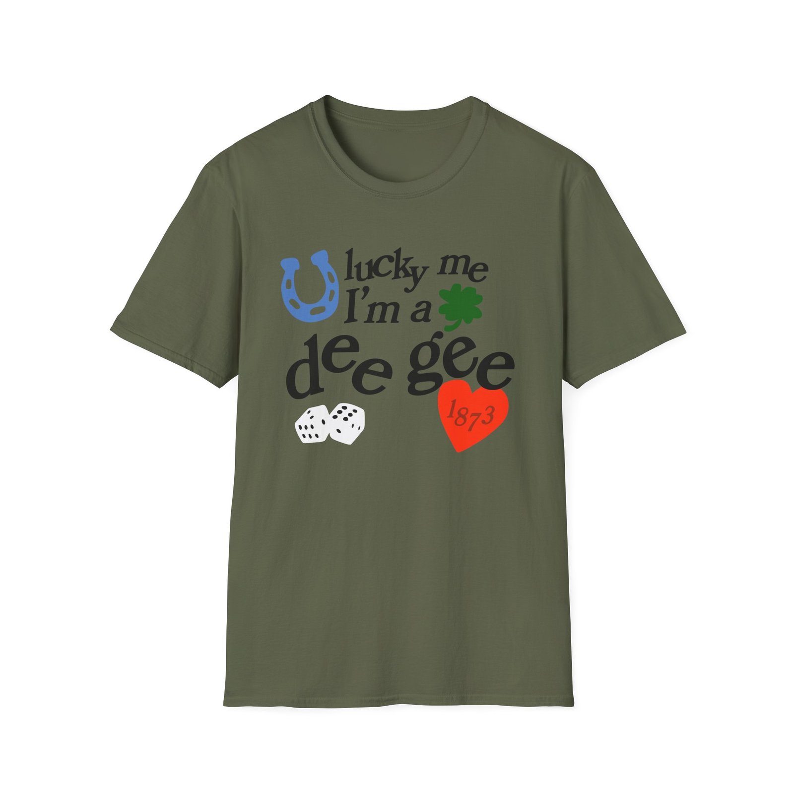 Delta Gamma Lucky Me Unisex Softstyle T-Shirt