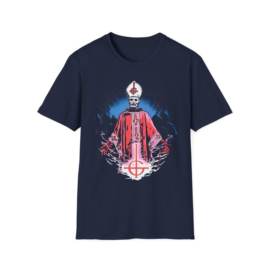 Ghost Band Papa I Crop Unisex Softstyle T-Shirt