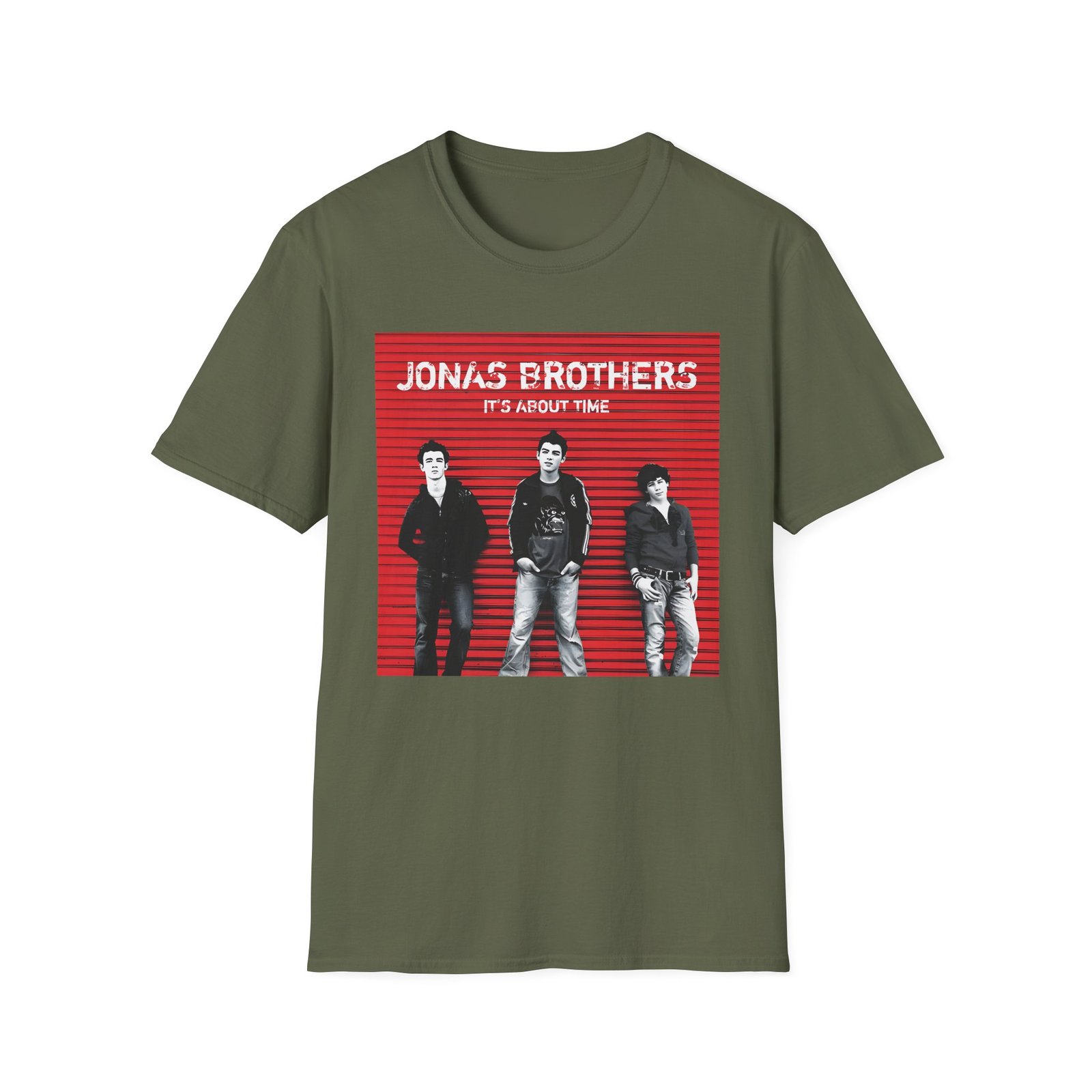Jonas Brothers It's About Time Unisex Softstyle T-Shirt