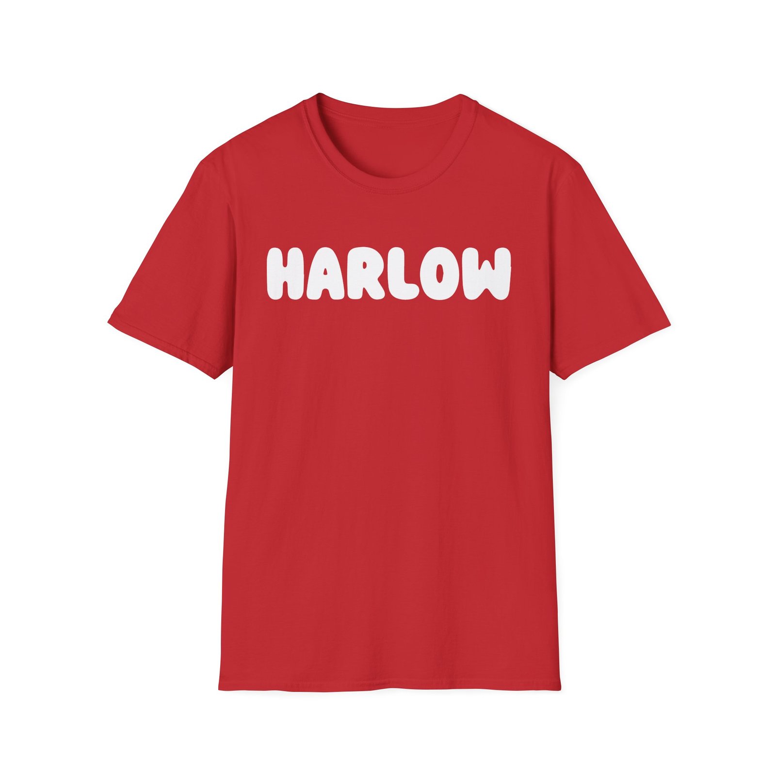 Harlow and Popcorn Unisex Softstyle T-Shirt