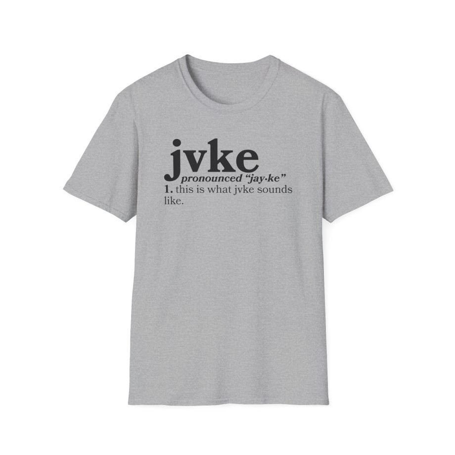 Jvke Pronunciation Unisex Softstyle T-Shirt
