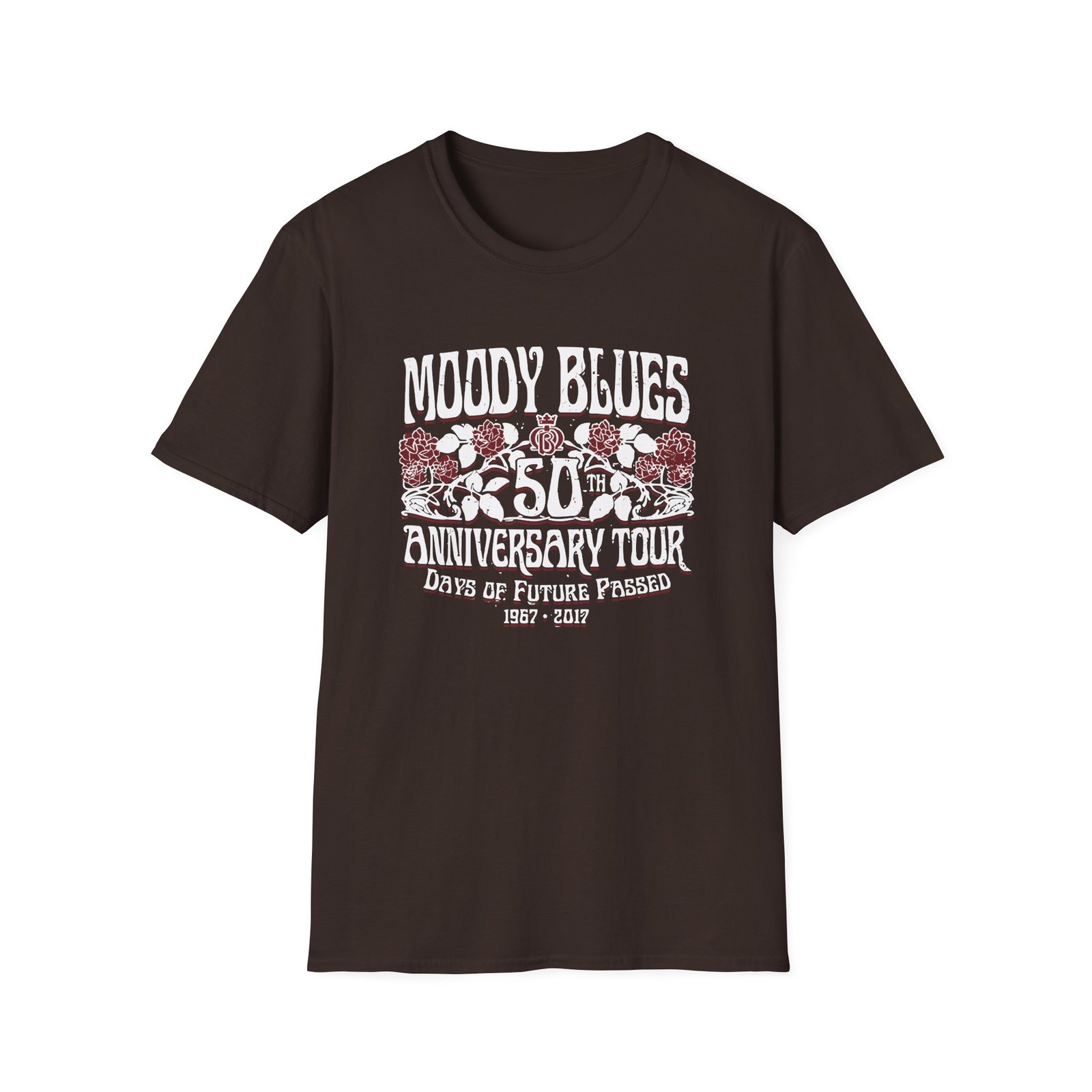 The Moody Blues 50th Anniversary Roses Unisex Softstyle T-Shirt