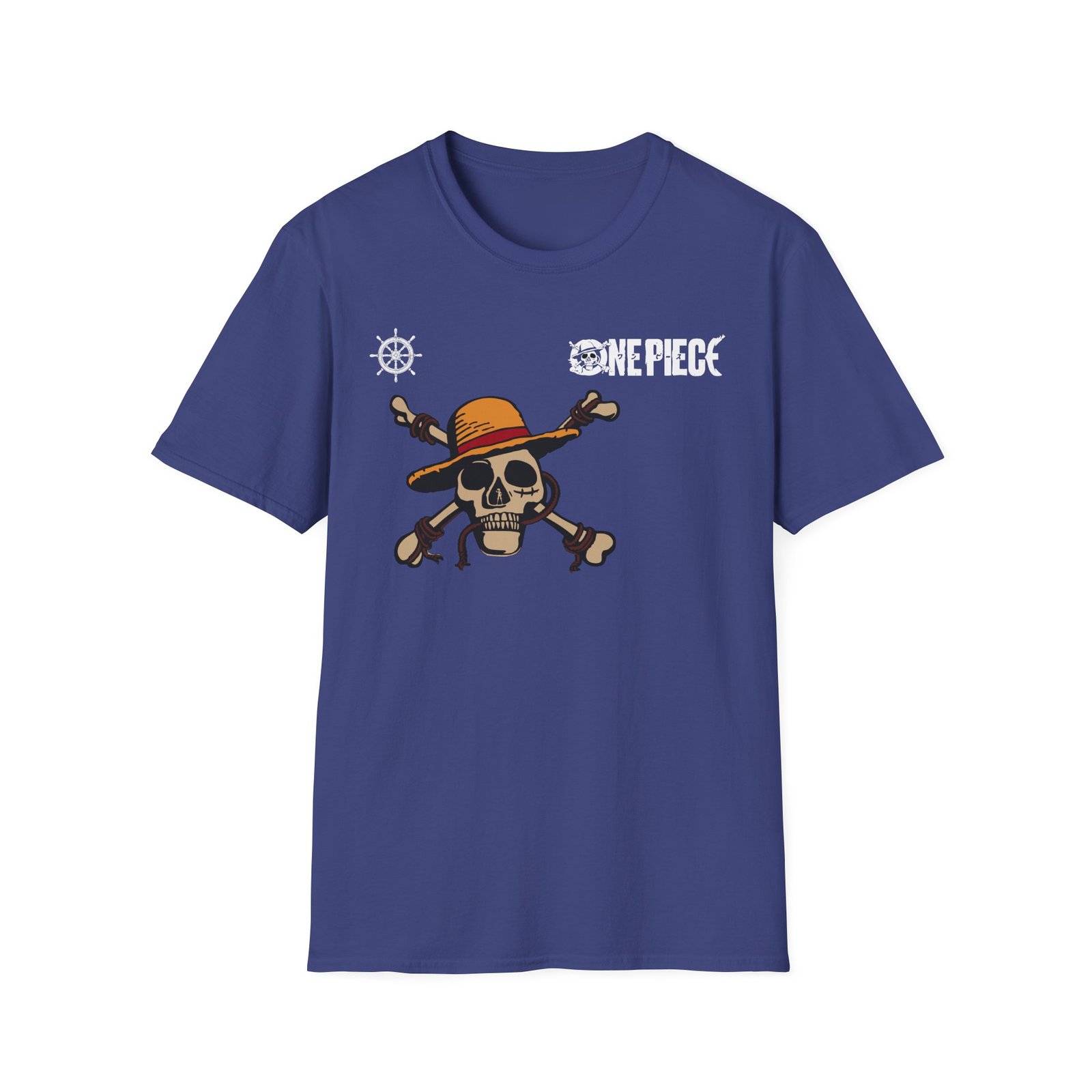 One Piece Straw Hat Pirates Unisex Softstyle T-Shirt