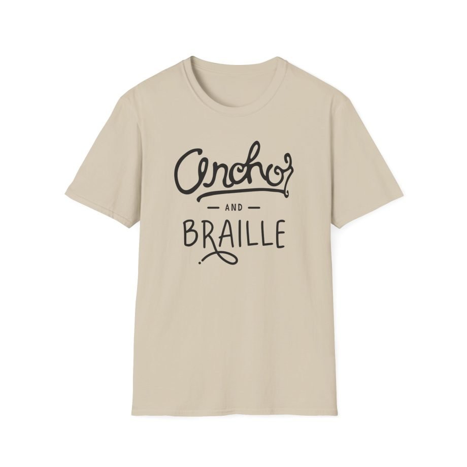 Anchor and Braille Unisex Softstyle T-Shirt