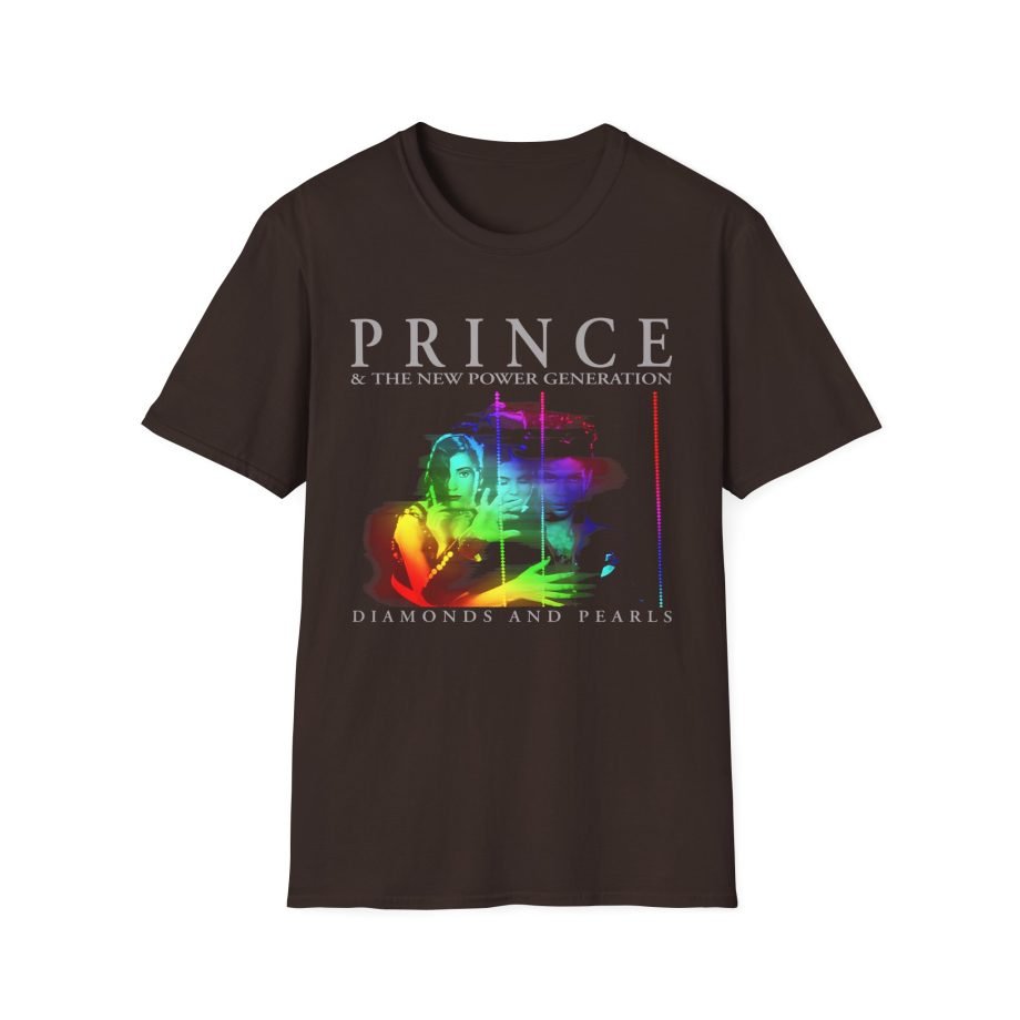Prince Diamonds And Pearls Hologram Unisex Softstyle T-Shirt