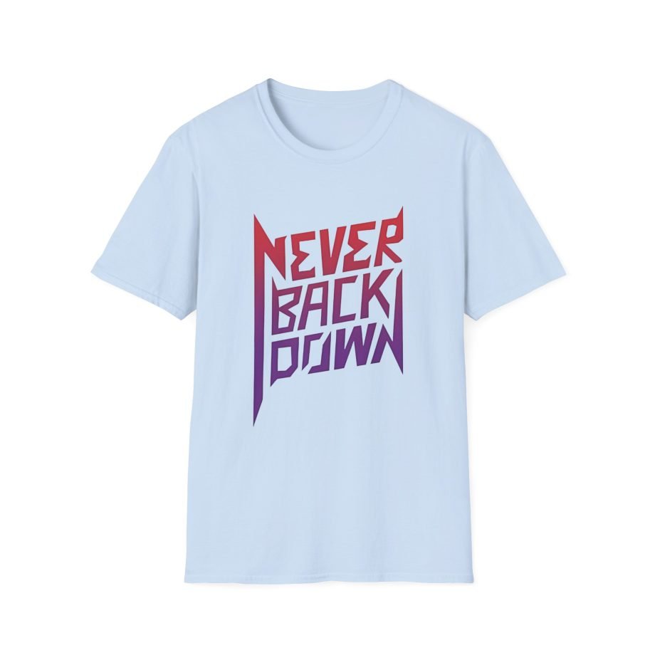 Nick Eh 30 Never Back Down Unisex Softstyle T-Shirt