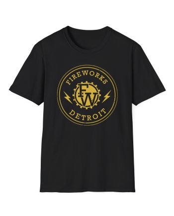 Fireworks Lightning Bolt Unisex Softstyle T-Shirt