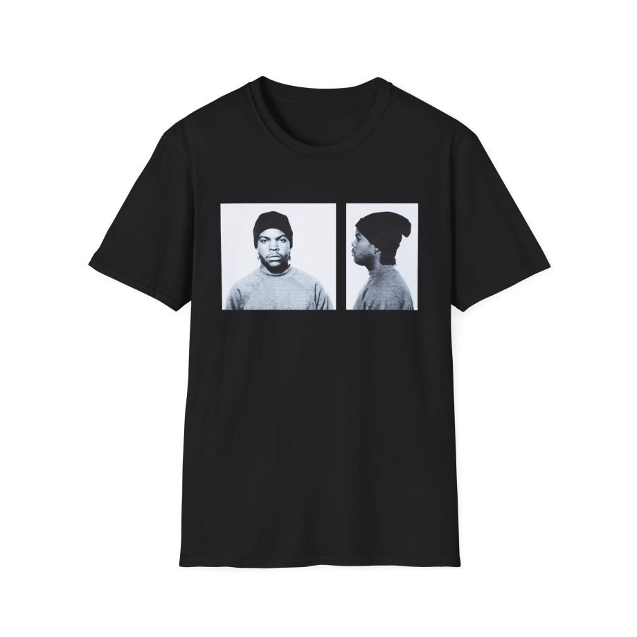 Ice Cube Mug Shot Unisex Softstyle T-Shirt