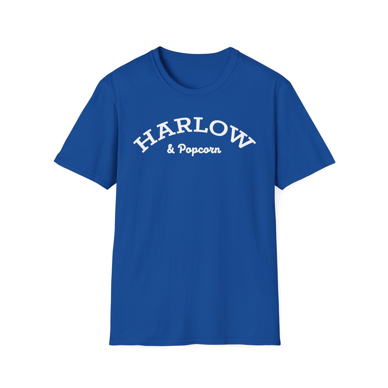 Harlow and Popcorn Unisex Softstyle T-Shirt