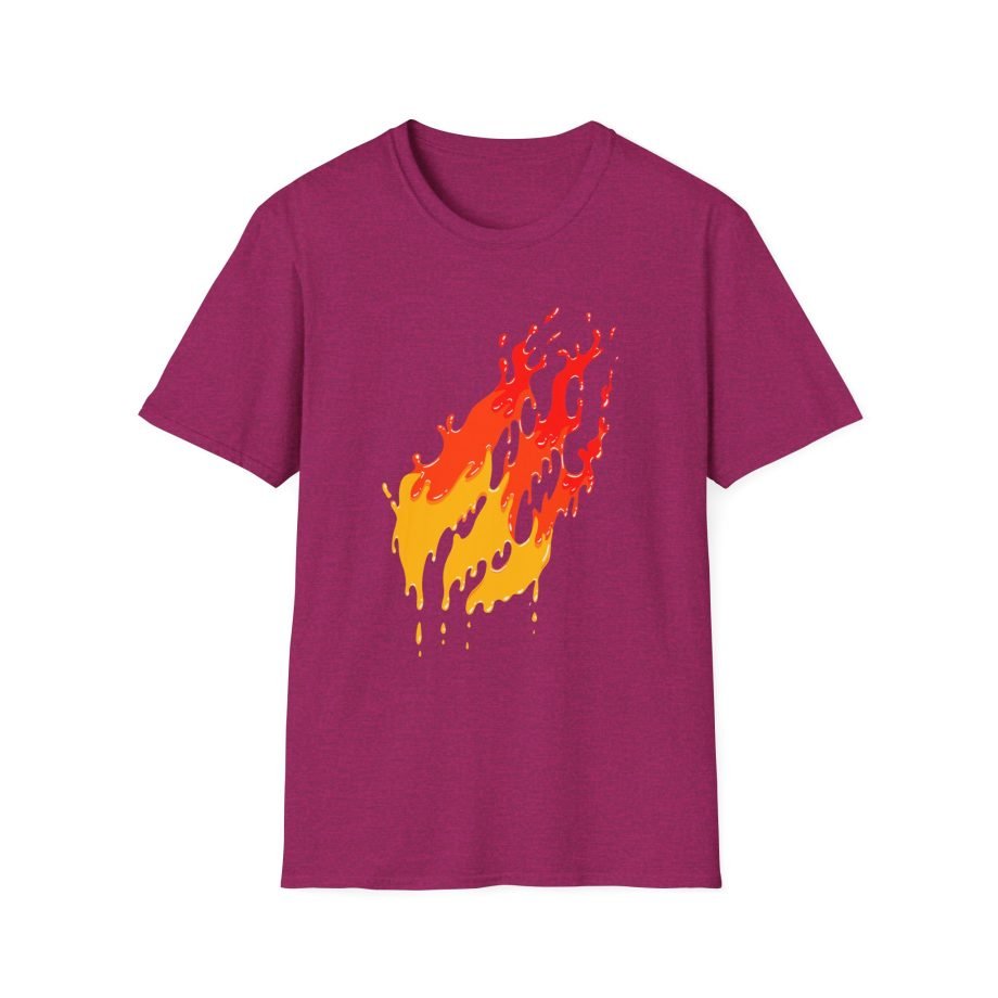 Preston Fire Drip Unisex Softstyle T-Shirt
