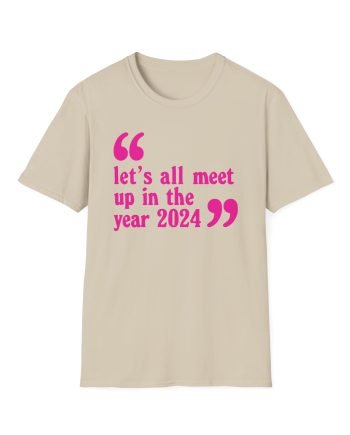 Pulp Let’s All Meet Up Ecru Unisex Softstyle T-Shirt