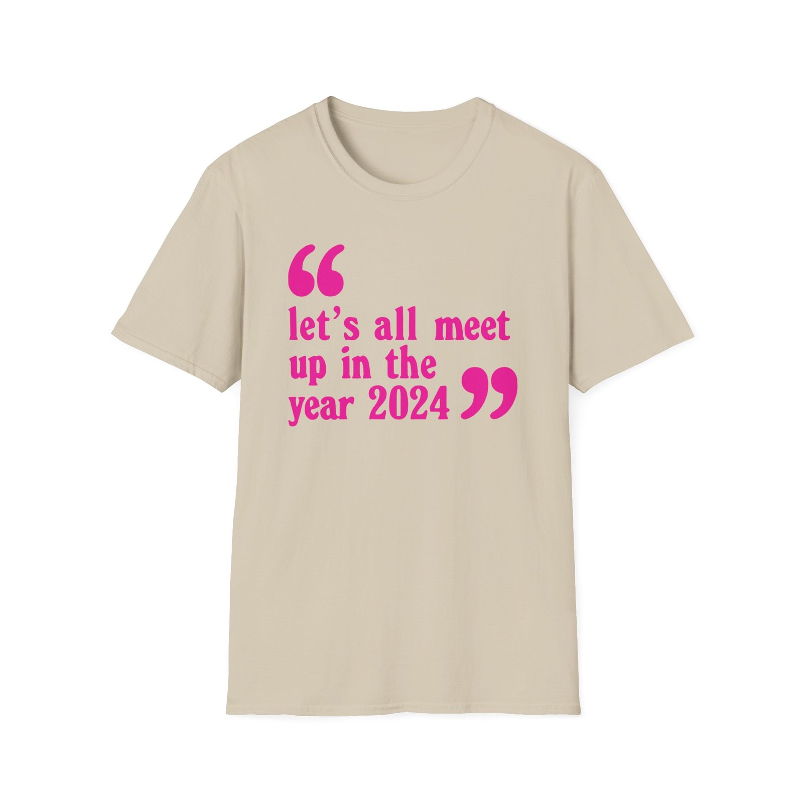 Pulp Let’s All Meet Up Ecru Unisex Softstyle T-Shirt