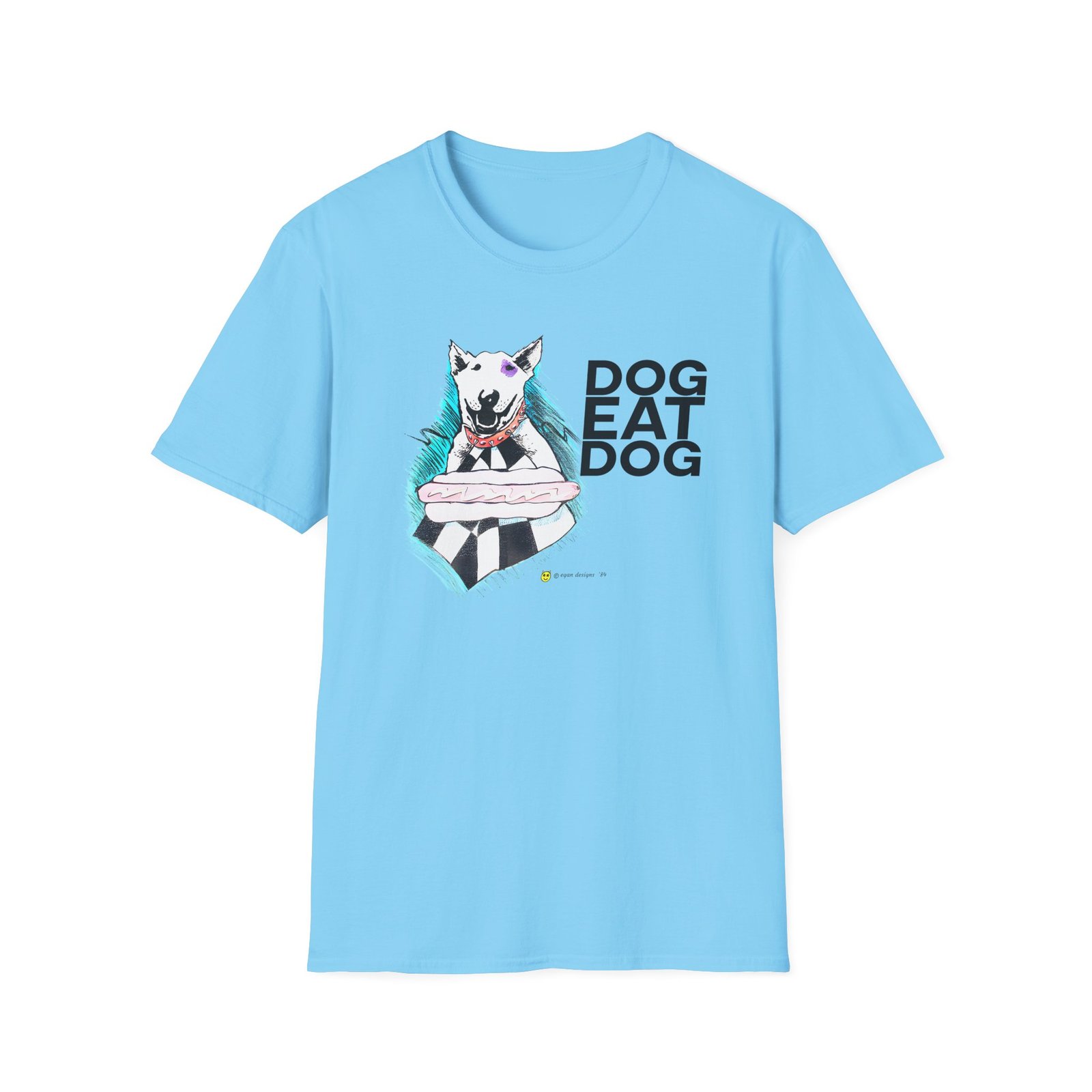 Dog Eat Dog Hotdog Unisex Softstyle T-Shirt