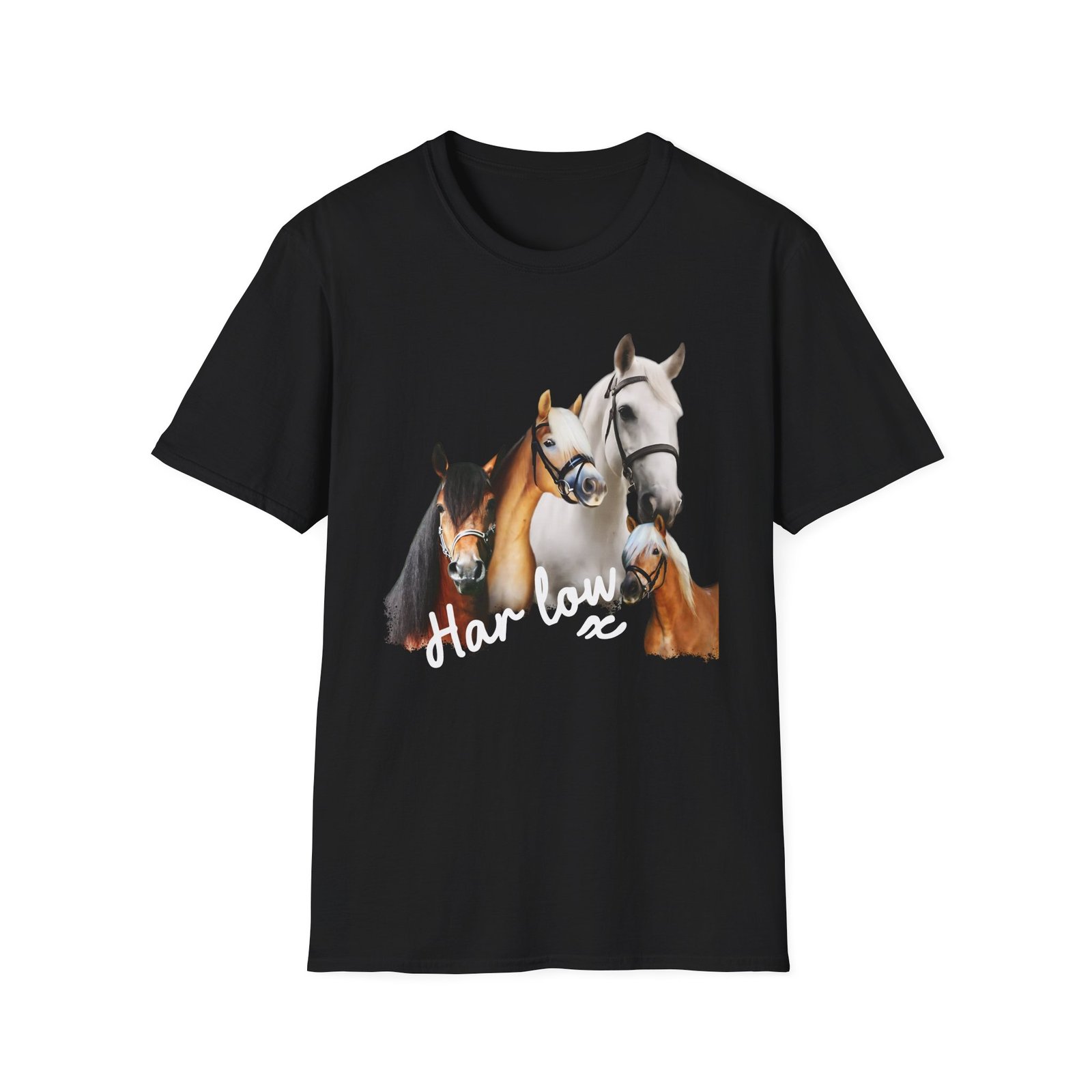 Harlow and Popcorn Unisex Softstyle T-Shirt