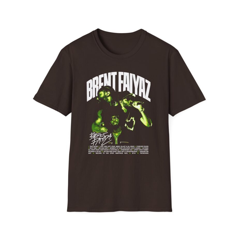 Brent Faiyaz Larger Than Life Album Unisex Softstyle T-Shirt