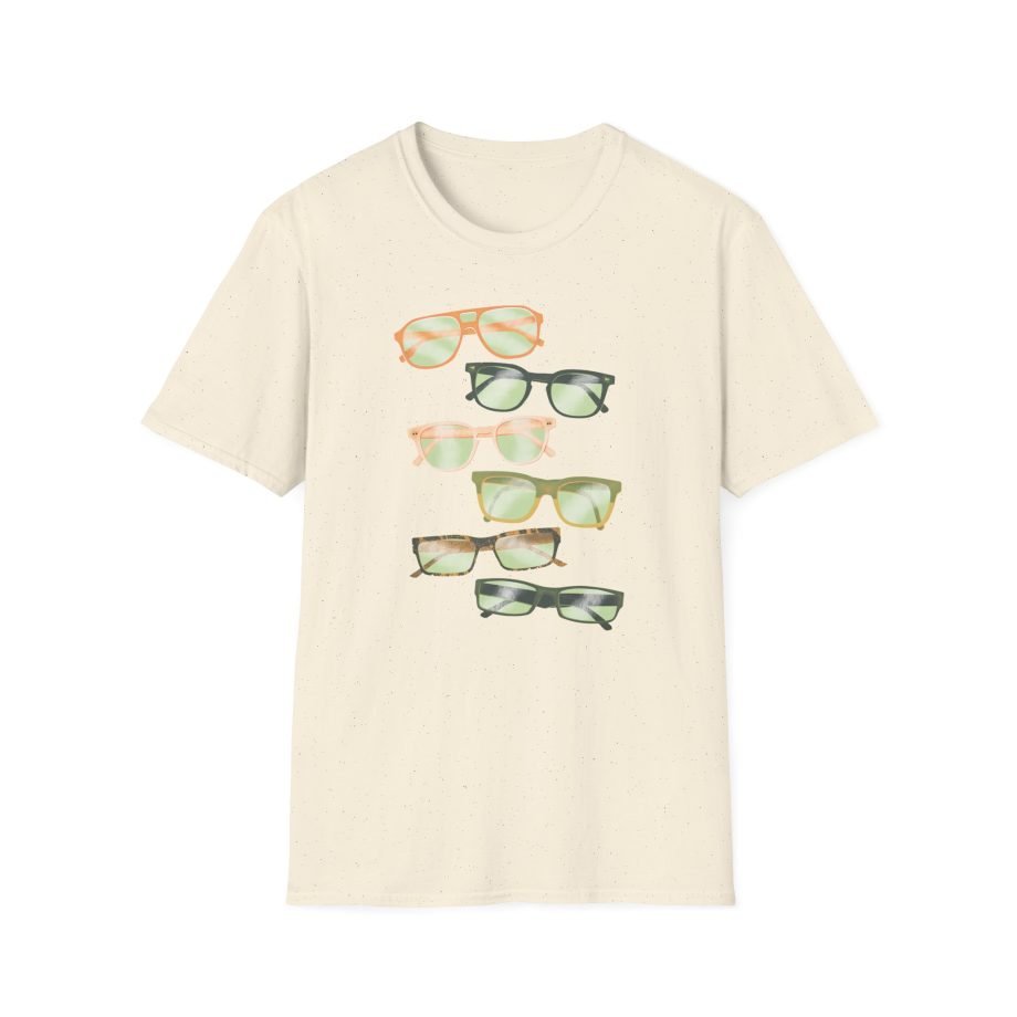 Good Mythical Morning Link's Glasses Evolution unisex softstyle t-shirt