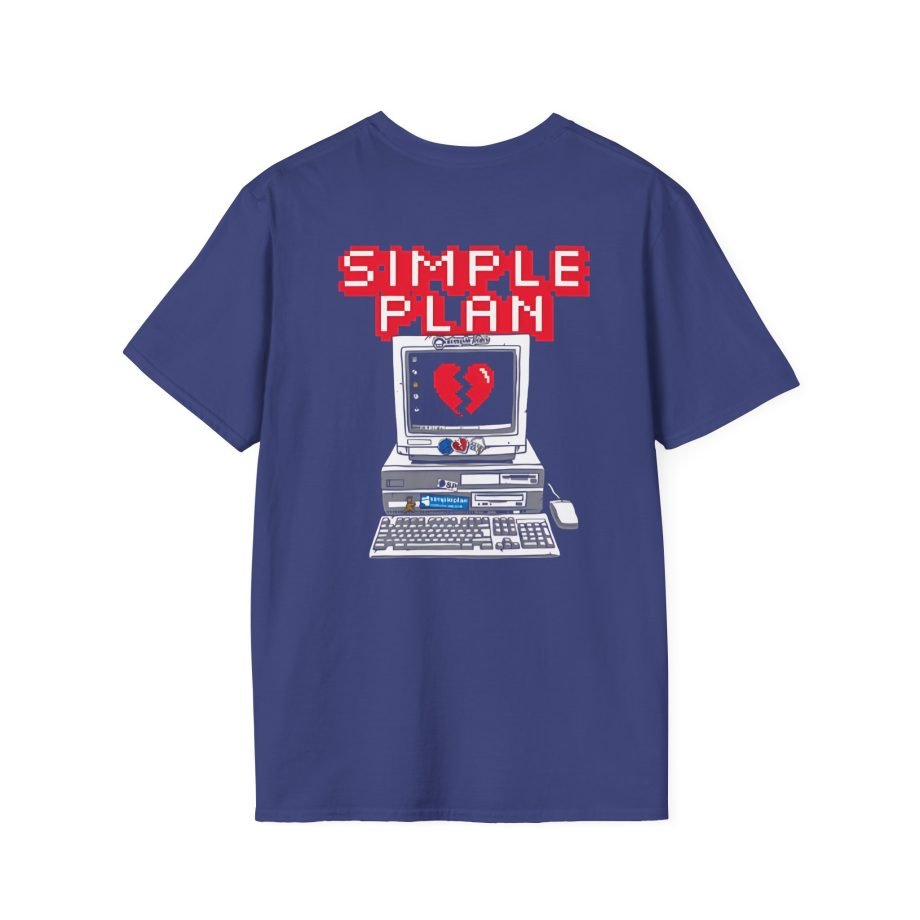 Simple Plan 90's Computer Unisex Softstyle T-Shirt
