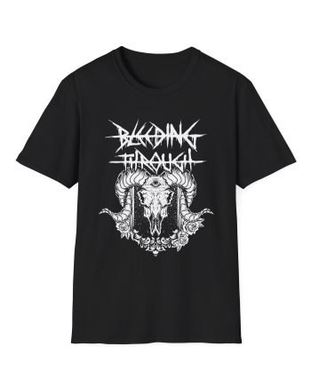 Bleeding Through Goat Skull Unisex Softstyle T-Shirt
