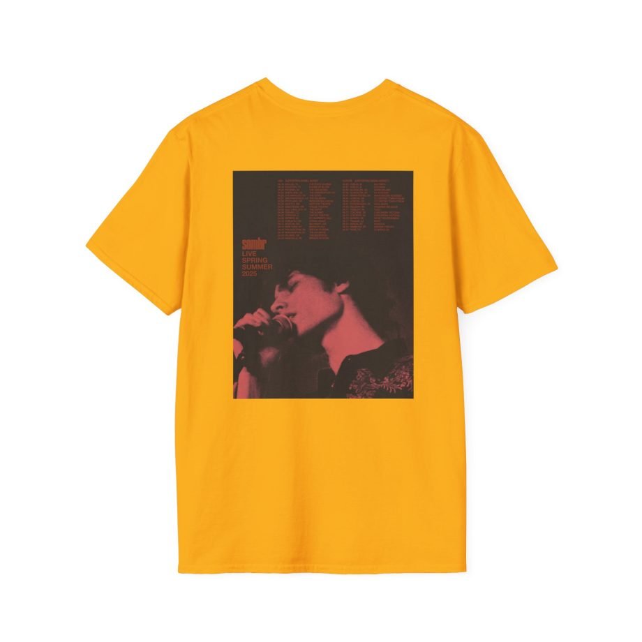 Sombr Live Spring 2025 Tour Unisex T-Shirt