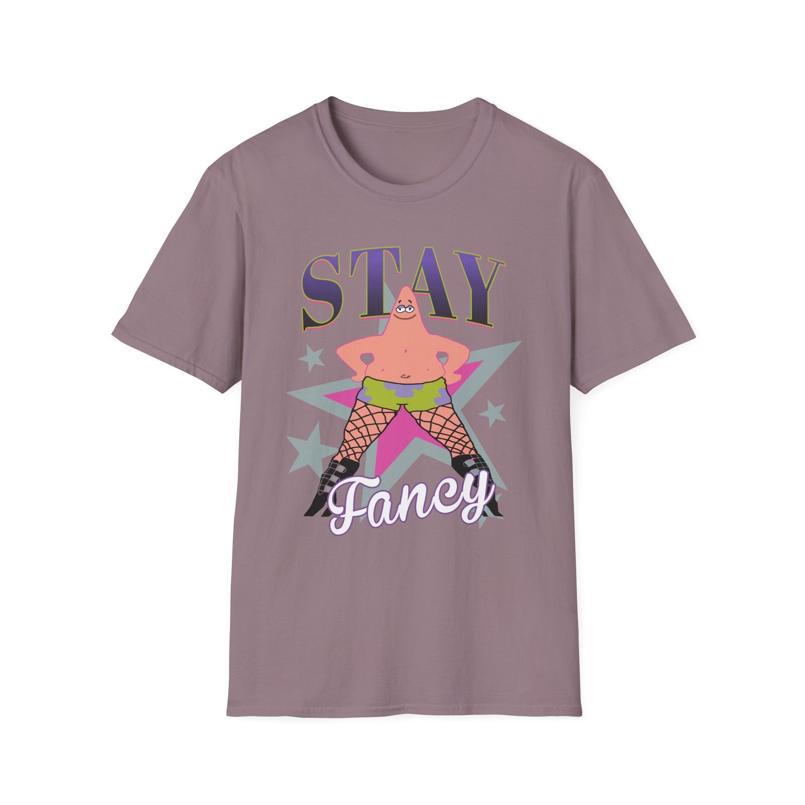 Spongebob Stay Fancy Unisex Softstyle T-Shirt