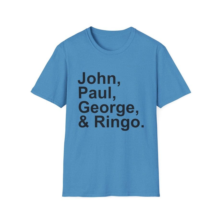 The Beatles John, Paul, George, Ringo Unisex Softstyle T-Shirt