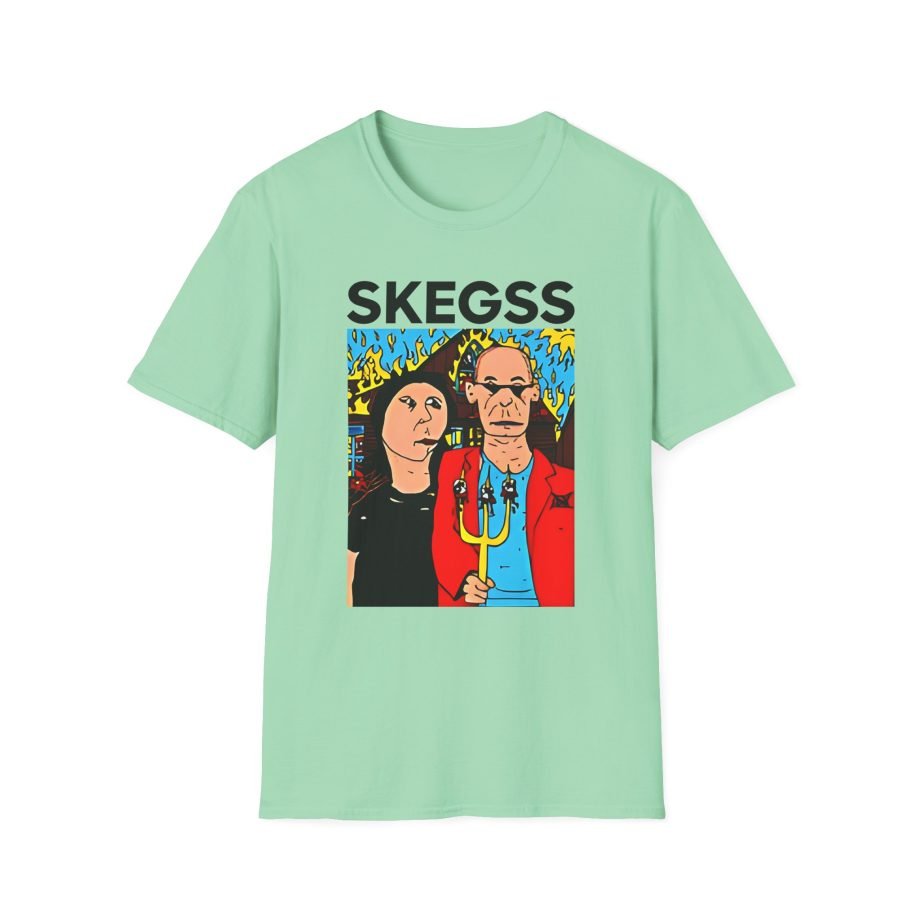 Skegss Gothic America Unisex Softstyle T-Shirt