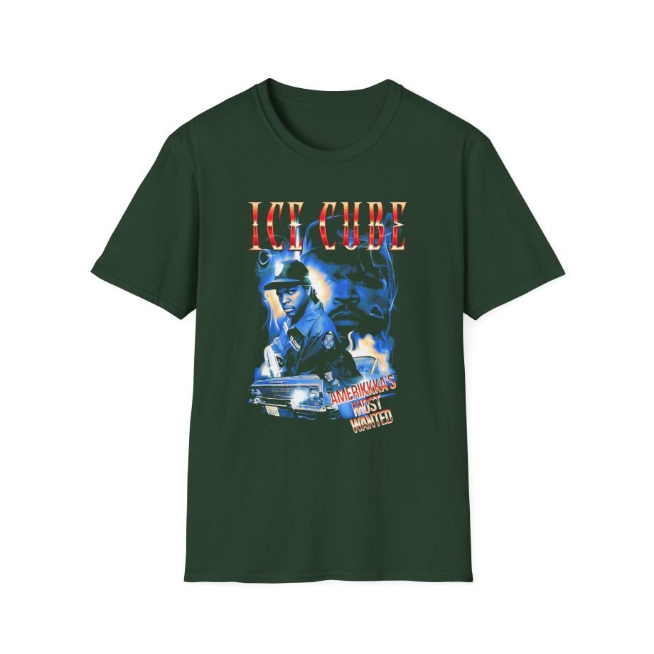 Ice Cube AMW Smoky Collage Unisex Softstyle T-Shirt