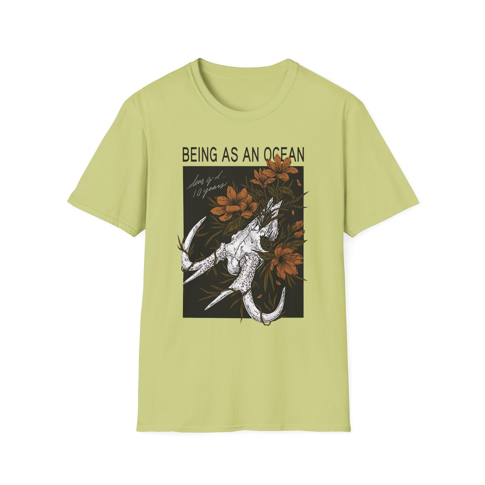 Being as an Ocean Deer Skull Unisex Softstyle T-Shirt