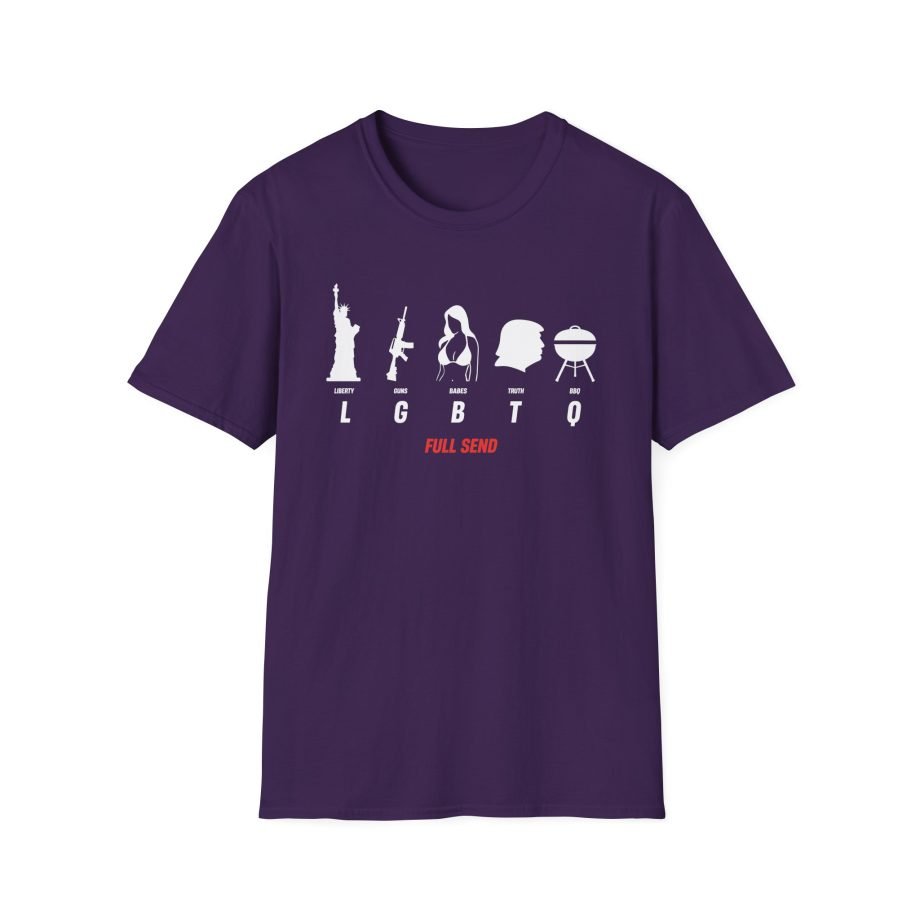 Full Send LGBTQ Unisex Softstyle T-Shirt
