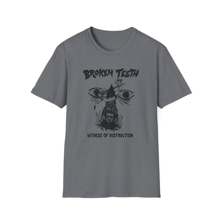 Broken Teeth Witness the Destruction Unisex Softstyle T-Shirt