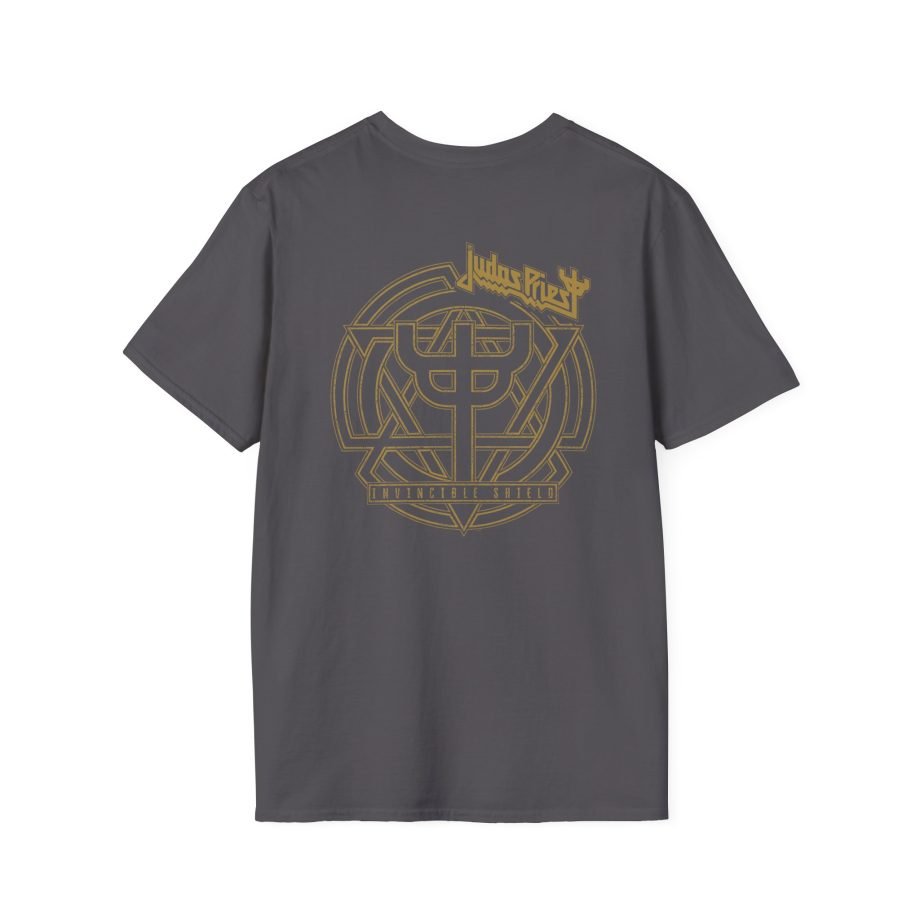 Judas Priest Gold Invincible Shield Unisex Softstyle T-Shirt
