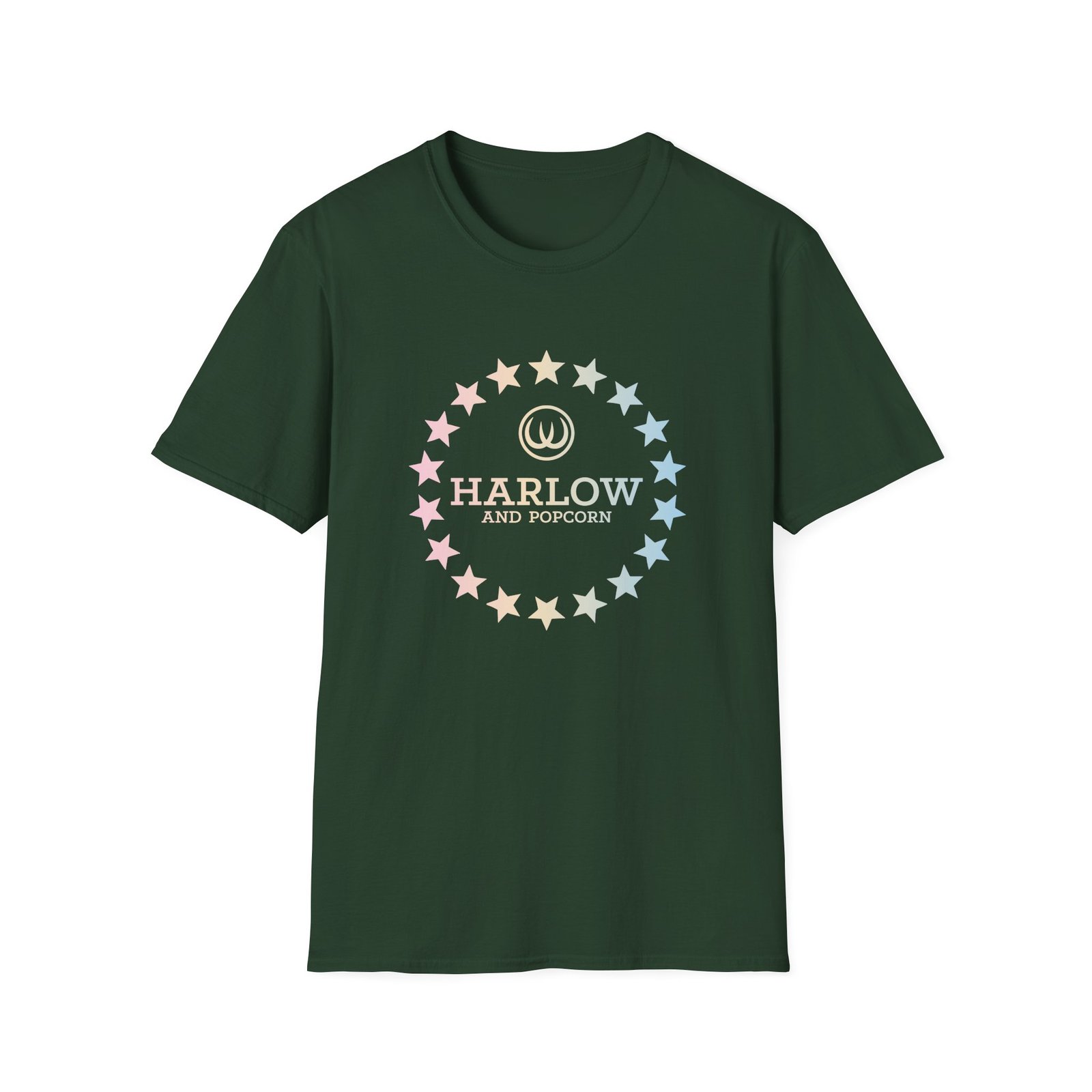 Harlow and Popcorn Unisex Softstyle T-Shirt