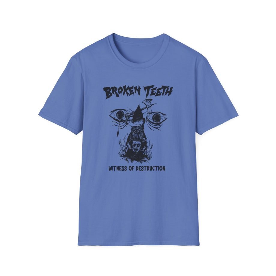 Broken Teeth Witness the Destruction Unisex Softstyle T-Shirt