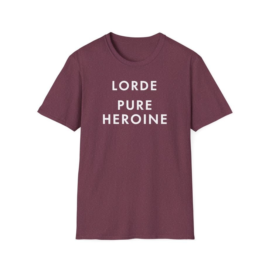 Lorde Pure Heroine Music Album Unisex Softstyle T-Shirt