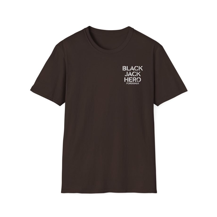 Foreigner Black Jack Hero Unisex Softstyle T-Shirt