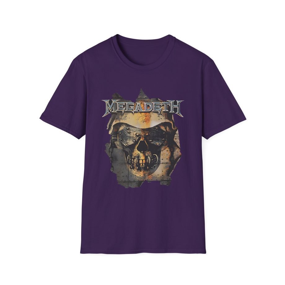 Megadeth Youthanasia Ripped Vic Unisex Softstyle T-Shirt
