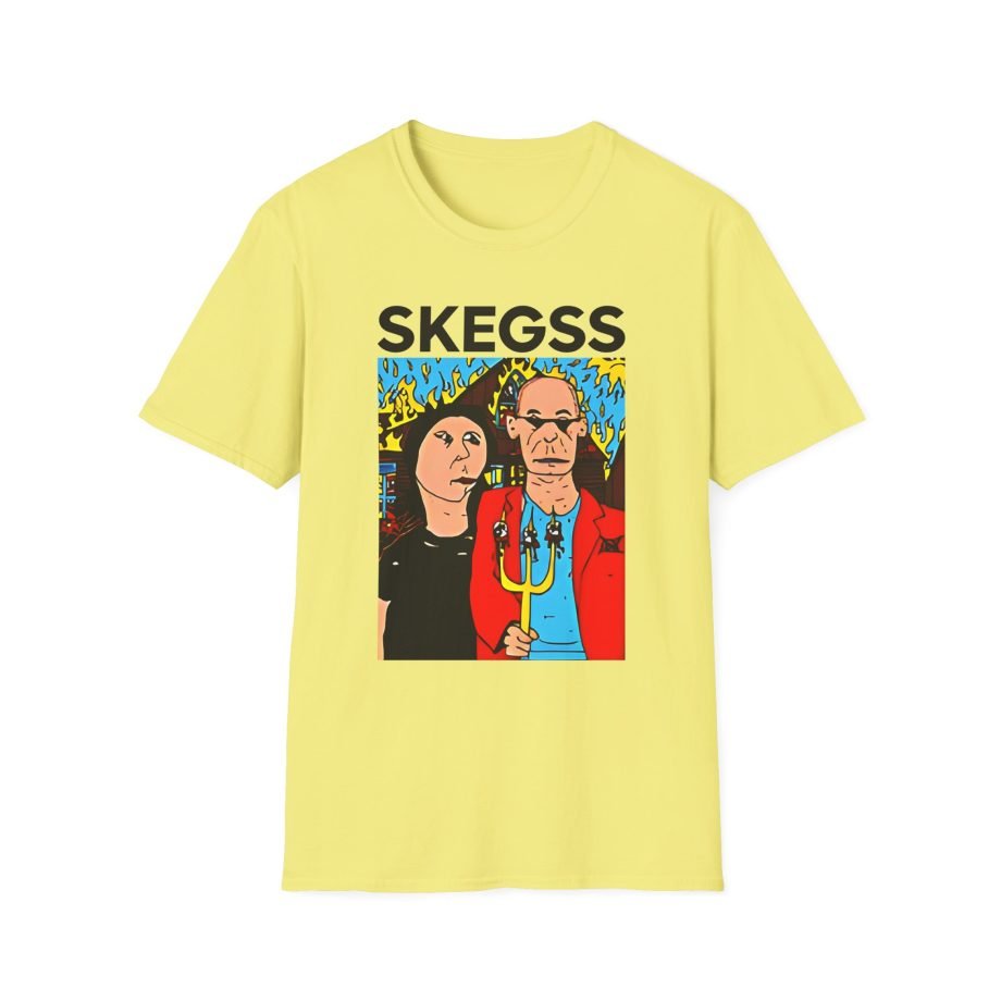 Skegss Gothic America Unisex Softstyle T-Shirt