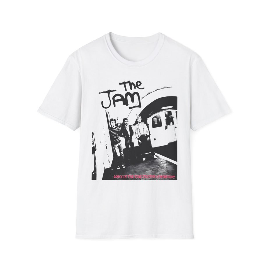 TJ Down at the Tube Station Unisex Softstyle T-Shirt