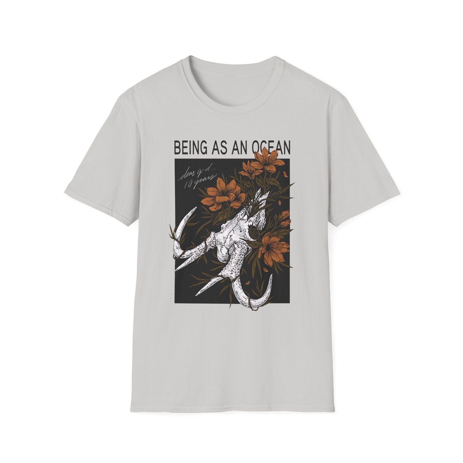 Being as an Ocean Deer Skull Unisex Softstyle T-Shirt