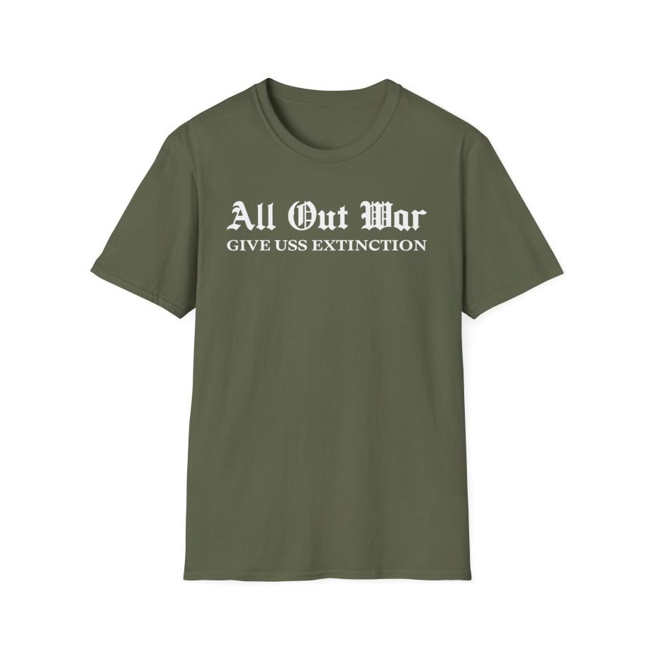All Out War Extinction Unisex Softstyle T-Shirt